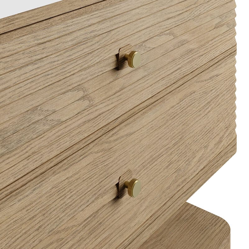 Allamari 72 Inch Double Vanity Dune Mist Cabinet Only Close Up View