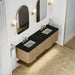 Allamari 72 Inch Double Vanity Dune Mist in Phantome Eclos Top