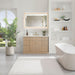 Altair Barnett 48 inch Single Bathroom Vanity with Top Natural Oak Front View