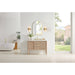Altair Blaise 48 Inch Single Bathroom Vanity with Top Light Oak Front View