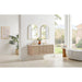 Altair Blaise 60 Double Bathroom Vanity with Top Light Oak Corner View