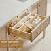 Altair Blaise 60 Double Bathroom Vanity with Top Light Oak Flexible Organization