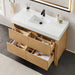 Altair Cascadia 48 Single Bathroom Vanity with Top Weathered Fir Top View Drawer