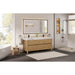 Altair Cascadia 72 Double Bathroom Vanity with Top Weathered Fir Corner View