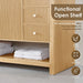 Altair Cecil 48 Single Bathroom Vanity with Top White Oak Open Shelf