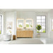 Altair Cedar 72 inch Double Bathroom Vanity with Top Natural Wood Front View