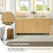 Altair Cedar 72 inch Double Bathroom Vanity with Top Natural Wood Stunning Finish