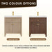 Altair Cerrito 30 Single Bathroom Vanity with Top Natural Oak Color Options