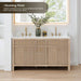Altair Cerrito 60 Double Bathroom Vanity with Top Natural Oak Stunning Finish