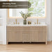 Altair Cerrito 72 Double Bathroom Vanity with Top Natural Oak Tunning Finish
