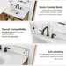 Altair Clara 36 inch Single Bathroom Vanity with Top Weathered Brown Features