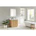 Altair Clayton 36 Single Bathroom Vanity with Top Washed Light Brown Corner View