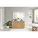 Altair Clayton 60 inch Double Bathroom Vanity with Top Washed Light Brown Lifestyle Front View