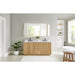 Altair Clayton 72 inch Double Bathroom Vanity with Top Washed Light Brown Front View