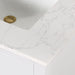 Altair Gavino 30 inch Single Bathroom Vanity with Top White Countertop Close Up