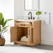 Altair Gavino 30 Single Bathroom Vanity with Top Light Brown Open