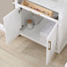 Altair Gavino 30 Single Bathroom Vanity with Top White Close Up Open