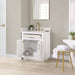 Altair Gavino 30 Single Bathroom Vanity with Top White Open