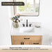 Altair Gavino 36 Single Bathroom Vanity With Top Light Brown Details