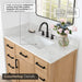 Altair Gavino 42 Single Bathroom Vanity with Top Light Brown Countertop