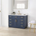 Altair Gavino 48 inch Single Bathroom Vanity with Top Royal Blue Corner View