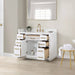 Altair Gavino 48 inch Single Bathroom Vanity with Top White Drawer