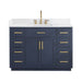 Altair Gavino 48 Single Bathroom Vanity with Top Royal Blue Front View