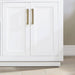 Altair Gavino 60 Double Bathroom Vanity with Top White Close Up
