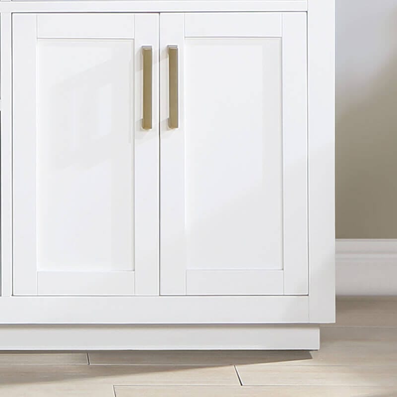 Altair Gavino 60 Double Bathroom Vanity with Top White Close Up