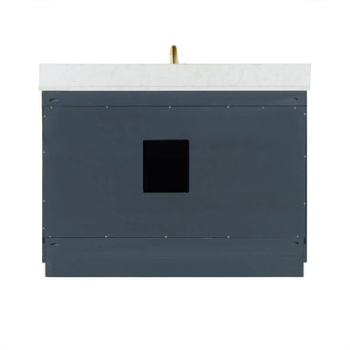 Altair Gazsi 48 Single Bathroom Vanity with Top Charcoal Blue Black View