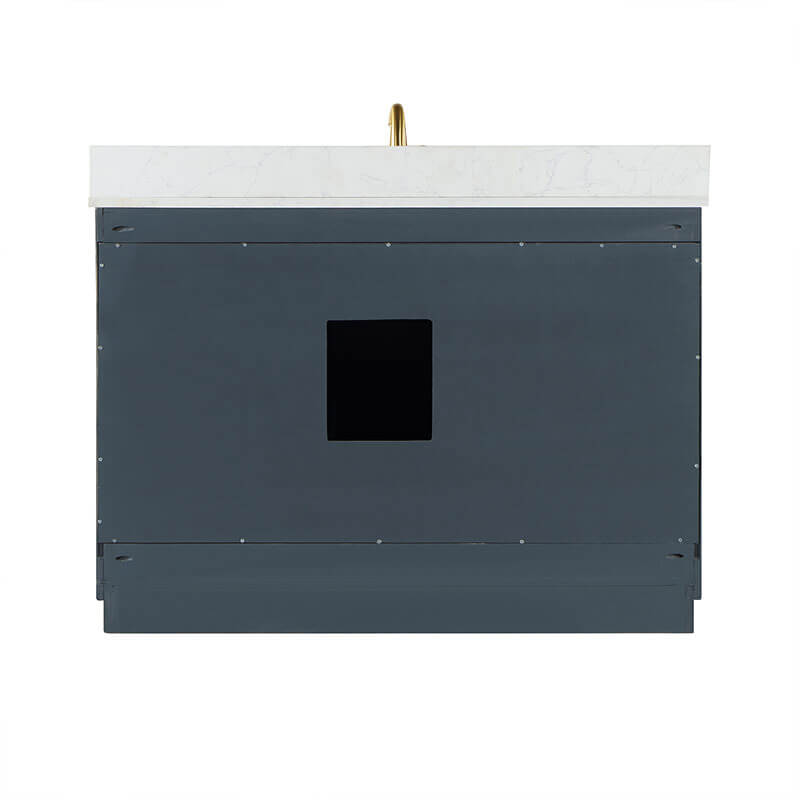 Altair Gazsi 48 Single Bathroom Vanity with Top Charcoal Blue Black View