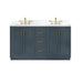 Altair Gazsi 60 Double Bathroom Vanity with Top Classic Blue Front View