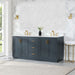 Altair Gazsi 72 inch Double Bathroom Vanity with Top Classic Blue Corner View