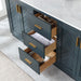 Altair Gazsi 72 inch Double Bathroom Vanity with Top Classic Blue Drawer