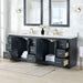 Altair Gazsi 84 Double Bathroom Vanity with Top Classic Blue Open