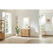 Altair Milner 36 Single Bathroom Vanity with Top Brushed Oak Corner View