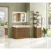 Altair Navan 48 Single Bathroom Vanity with Top Weathered Brown Corner View