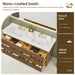 Altair Navan 72 inch Double Bathroom Vanity with Top Weathered Brown Nano Coated Basin