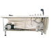 AM161-L 59 Single Person Corner White Acrylic Whirlpool Bathtub Underside Rim Fixtures