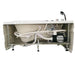 AM175-L 57'' White Acrylic Jetted Whirlpool Bathtub with Fixtures Motor Assembly