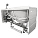 AM175-R 57'' White Acrylic Jetted Whirlpool Bathtub with Fixtures Flexible Hoses and Pvc Pipes