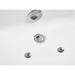 AM189ETL-R 6 ft Left Drain Acrylic White Whirlpool Bathtub with Fixtures Chrome Drain Small Jets