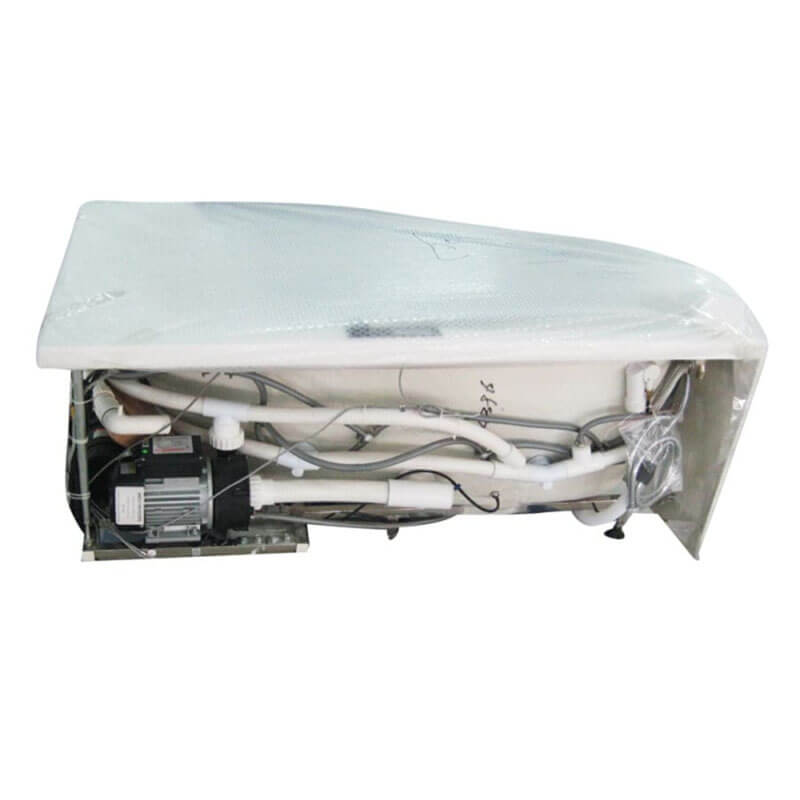 AM198ETL-R 5 ft Clear Rounded Right Corner Acrylic Whirlpool Bathtub Mechanical Unit