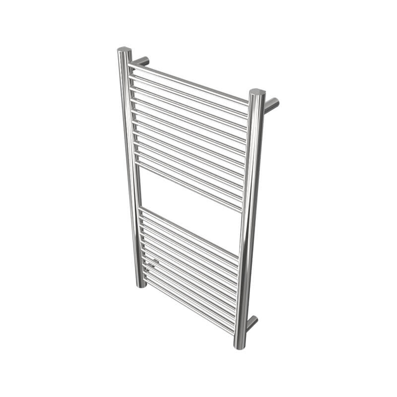 Amba Antus a2036.2 20 Bar Hardwired Towel Warmer Polished Stainless Corner View