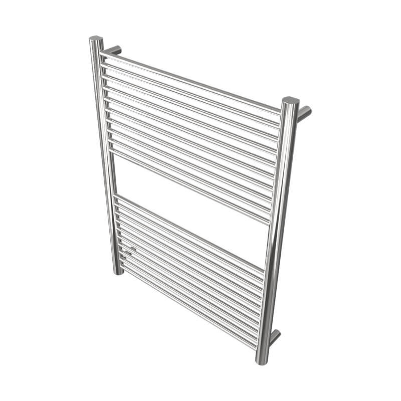 Amba Antus a2836.2 20 Bar Hardwired Towel Warmer Polished Stainless Corner View