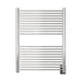 Amba Antus a2836.2 20 Bar Hardwired Towel Warmer Polished Stainless Front View