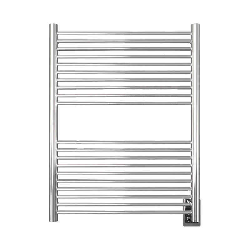 Amba Antus a2836.2 20 Bar Hardwired Towel Warmer Polished Stainless Front View