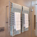 Amba Jeeves Model K Straight 10 Bar Hardwired Towel Warmer in Polished Stainless With Multiple Towels
