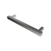 Amba Modello I Square 40 Hardwired Single Bar Brushed Stainless Horizontal Side View