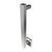 Amba Modello I Square 40 Hardwired Single Bar Brushed Stainless Vertical Side View